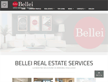 Tablet Screenshot of bellei-immobiliare.com